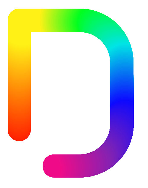 創意字母D矢量logo圖標 logo png