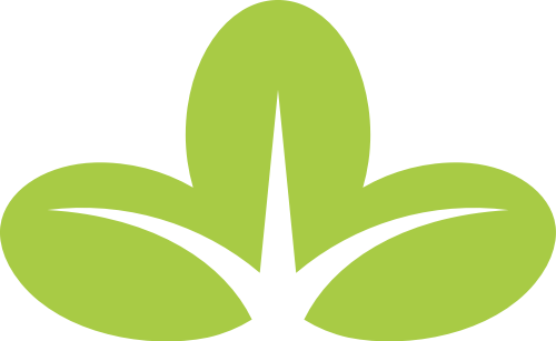 綠色葉子矢量logo圖標 logo png