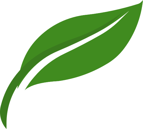 綠色葉子矢量logo圖標 logo png