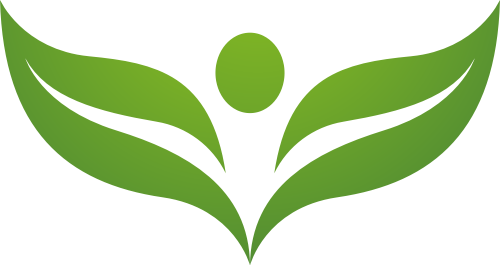 綠色葉子矢量logo圖標 logo png
