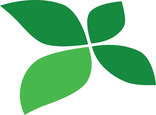 綠色葉子矢量logo圖標 logo png