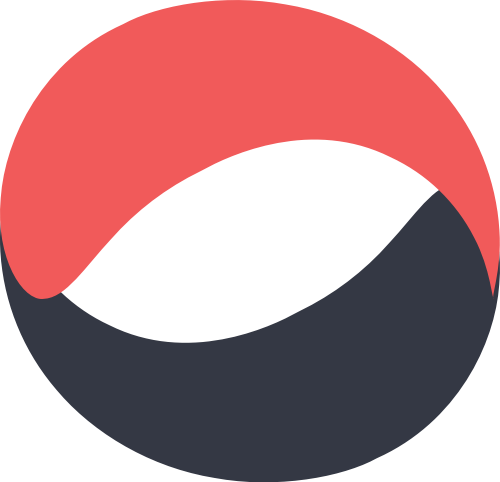 紅色黑色圓環矢量logo圖標 logo png