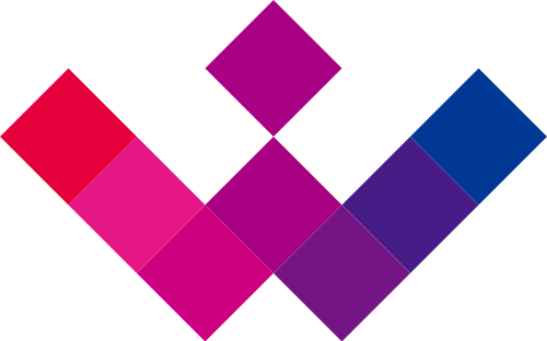 粉色藍色藝術矢量logo logo png