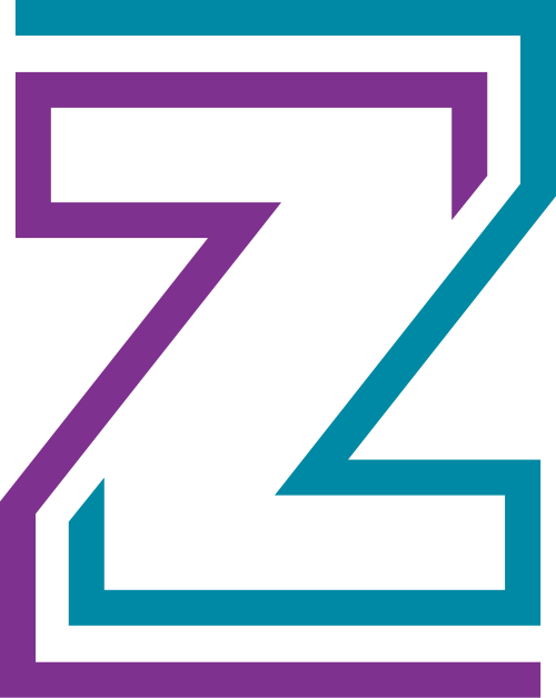 藍紫色字母Z矢量logo圖標 logo png