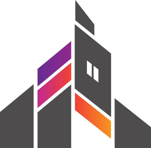 黑色建筑矢量logo圖標 logo png