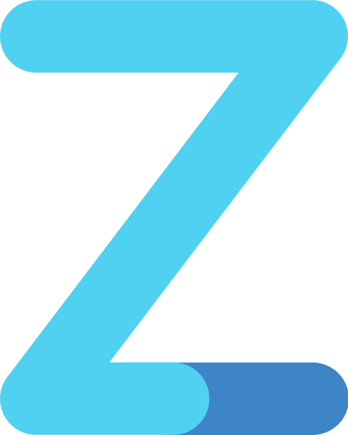 字母Z雙色矢量圖標 logo png