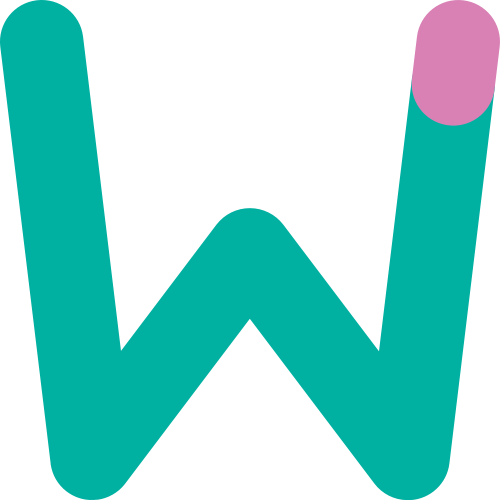 字母W雙色矢量logo圖標 logo png