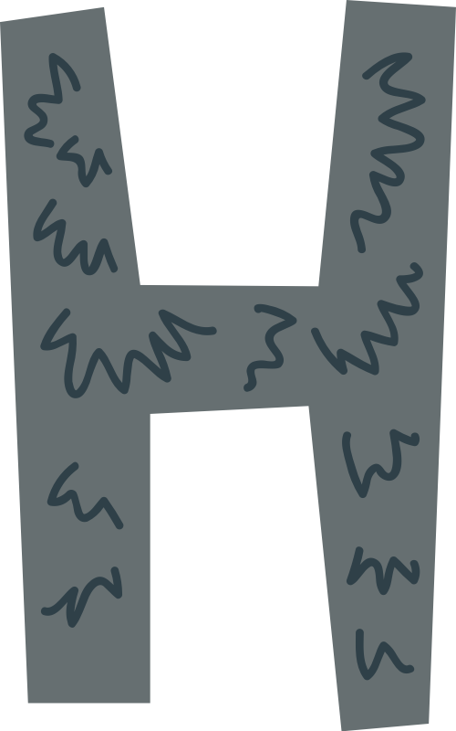 刺猬字母H可愛動物矢量logo圖標 logo png