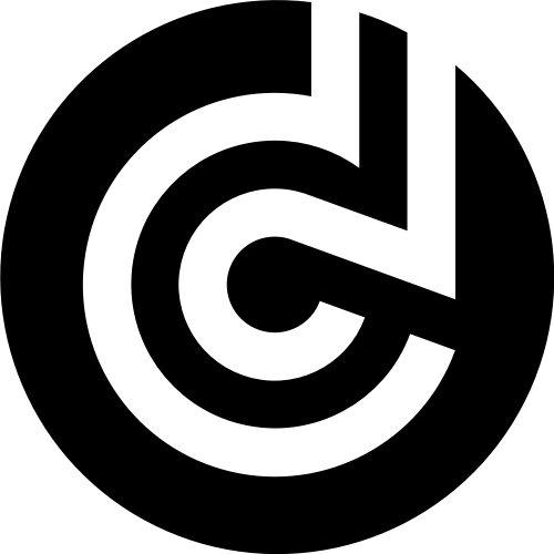 圓環字母D音符音樂相關矢量圖形 logo png