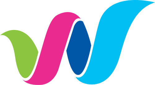 彩色字母w矢量圖標素材 logo png