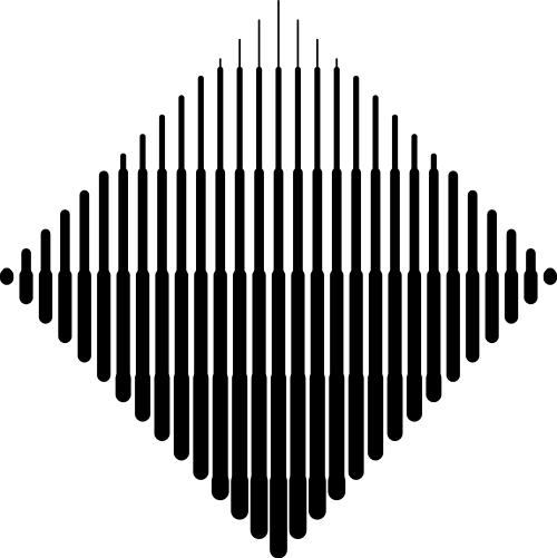 菱形黑色畫筆藝術設計漸細矢量圖標素材 logo png