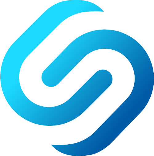 藍色漸變s字母創意logo logo png