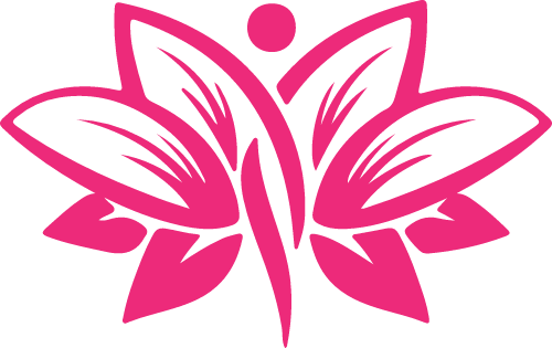 花卉人物創意矢量圖形 logo png