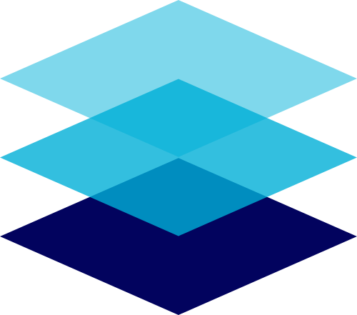 幾何疊加矢量圖標 logo png
