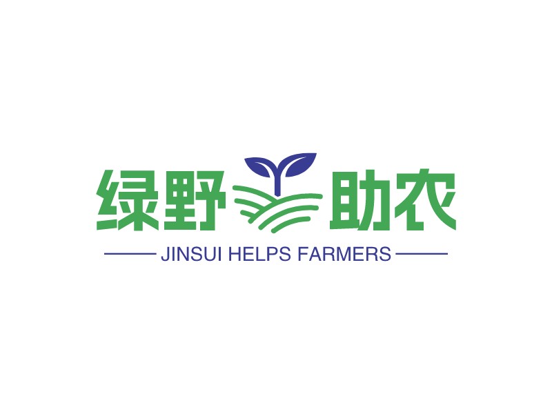 綠野助農LOGO設計